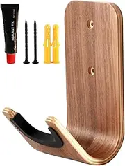 Bass Guitar Wall Mount, Guitar Hook for Wall - Wooden Wall Ukulele Holder | Multifunctional String Instrument Display for Living Room Bedroom Study