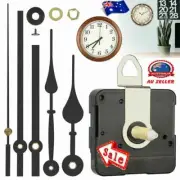 DIY Quartz Movement Wall Clock Motor Mechanism Long Spindle Repair Kit MQ