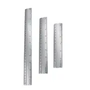 1Pc Aluminum Alloy Ruler Dual Scale Ruler 1Pc Aluminum Alloy Dual Scale