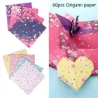 Square Handmade DIY craft Folding Papers Origami Cherry Blossom Scrapbooking