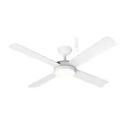 Martec Quantum 1320mm DC Ceiling Fan with LED Light White