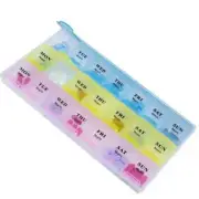 7 DAY PILL BOX MEDICINE TABLET DISPENSER ORGANISER STORAGE CASE DAY/NIGHT
