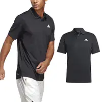 在飛比找蝦皮商城優惠-Adidas Club Polo 男 黑色 運動 訓練 網球