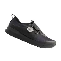 在飛比找Yahoo!奇摩拍賣優惠-SHIMANO IC300 女性室內飛輪鞋 黑色 SPD車鞋
