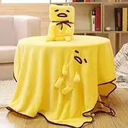 Gudetama Egg Summer Blanket Throw Lightweight All Season Soft Cozy Plush Blankets Washable and Fuzzy Perfect for Couch Bed Travel Throw