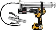 ATIVERE Electric Grease Gun Drill Adapter with 14 OZ Load, Locking Grease Gun Coupler, 12 Inch High Pressure Hose, Extension Rigid Pipe, Pneumatic Tool, Universal Conversion Gun Head