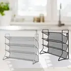 Spice Rack 4 Tier Multipurpose Shower Shampoo Rack Wall Mount Seasoning