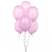 24 Latex Balloons 12" When Inflated Solid Colors - Pink