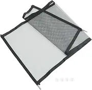 LRXIYODE 1Pc Portable No Drilling Safety Gate Mesh Fence for Black Easy Installation Wall Friendly Design for