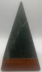 Medium Genuine Marble & Wood Christmas Tree Pyramid Threshold with Studio McGee