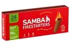 Samba (24Pc Box) Natural Firelighters with Match Head Non-Toxic Odourless BBQ Au