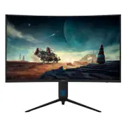 QMAX 27" Gaming Monitor Curved QHD 165Hz 2560*1440p 1ms with Build in Speakers Height Adjustable