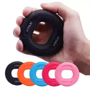 Silicone Strength Finger Hand Grip Muscle Power Training Rubber Ring Exerciser X