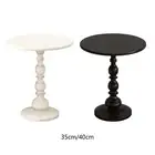 Small End Table Round Couch Table for Living Room Indoor and Outdoor Dorm