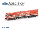 Auscision (NNR-13) NR75 The Ghan MK2 - Red/White - N Scale