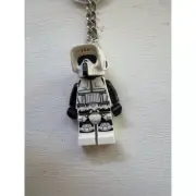 LEGO Star Wars Stormtrooper Minifigure Keychain White/Black NWT