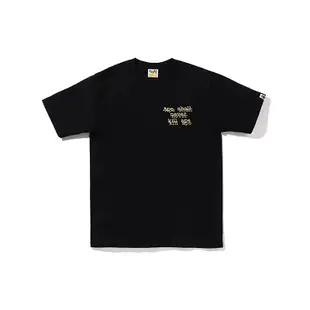 UENO上野日貨  BAPE APE左胸疊色字體背格紋滿版字體大猿頭短T 【BAPE1-D22082004】