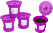 Cafe save Reusable K Cup Pod Coffee Filters - Refillable Coffee Pod Capsules wit