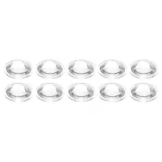 10Pcs Diameter 14mm High 4mm PMMA Flat Convex Lens Flashlight Optical Lens