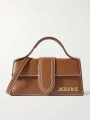 [Jacquemus] Jacquemus - The Bambino Leather Tote - Tan - One size One size Brown
