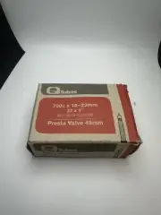 Q-Tube 700C x 18-23/ 27 x 1" Presta Tube w/ 48mm Servicable Valve - (New) -