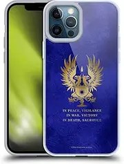 Head Case Designs Officially Licensed EA Bioware Dragon Age Grey Wardens Gold Heraldry Gel Case [Military Grade Protection] Compatible with Apple iPhone 12 Pro Max