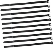 SWOOMEY 25pcs Reusable Yoga Straps Adjustable Fastening for Exercise Mats Cinch Straps for Organizer Storage for Yoga and Fitness Activities