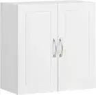 SoBuy White Wall Cabinet, Bathroom Cabinet, Kitchen Cabinet, Storage Cabinet, La