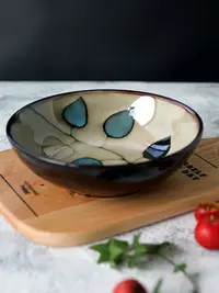 在飛比找樂天市場購物網優惠-日式和風創意陶瓷餐具面碗湯碗窯變釉餐具釉下彩安全陶瓷蓋澆飯碗