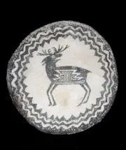 Anasazi Mimbres Deer Replication Bowl