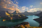 Landscape nature norway fjord mountains nordic Custom Gaming Mat Desk