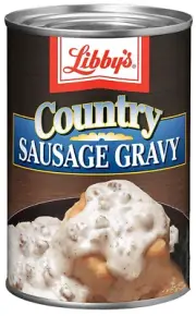 (12 Pack) Libby's Traditional Country Sausage Canned Gravy, Chunky & Tasty, 15oz