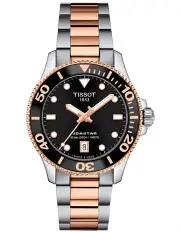 [Tissot] Seastar 1000 36mm T1202102205101 Watch in Rose Gold/Black