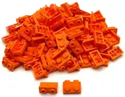Lego 100 New Orange Brackets 1 x 2 - 1 x 2 Stud Pieces