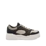 [Fendi] Fendi Force Leather Sneakers 11 UK BROWN/NEUTRALS