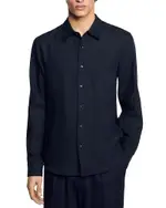 Sandro Linen Long Sleeve Shirt