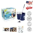 Award-Winning Hand Push Spin Mop with 2 Microfiber Heads – Eco-Friendly Cleaning