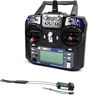 RAYWE FS-i6 AFHDS 2A 2.4GHz 6CH Radio System Transmitter for RC Helicopter Glider with FS-iA6B 6Ch Receiver PPM Output with iBus Port