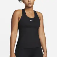 在飛比找PChome24h購物優惠-NIKE 背心 SWOOSH BRA TANK 黑 小LOG