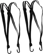 2pcs High Elastic Bungee Cord Dual Hooks for Motorcycle Helmet Luggage