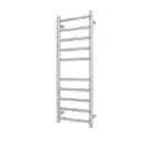 Radiant Brushed 430 x 1100mm Round Heated Towel Rail (Right Wiring) BRU-RTR430RI