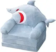 Kids Folding Chair Bed Shark Sofa Chair Seating Decoration Children Unique Foldable Lounger Sofa Bed for Playroom Kids' Room