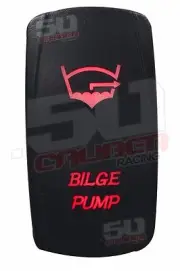 Bilge Pump On off Rocker Switch Red fit Stingray Yamaha Larson Four Winns