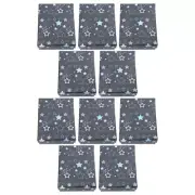 10 Pcs Star Box Chain Rings Display Tray