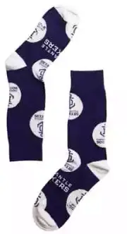 Fremantle Dockers AFL Adults Logo Dots Socks