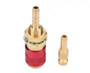 M6 Gas &Amp; Water Quick Connector For Mig Tig Welder Torch Fitting For Welding Torch Red
