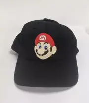 1990's Super Mario N64 Promo Hat Official Nintendo Cap Black Original