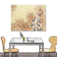 在飛比找momo購物網優惠-【24mama 掛畫】單聯式 油畫布 水晶 花卉 明亮 動物
