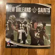 Turner Licensing New Orleans Saints 2022 Wall Calendar New Old Stock