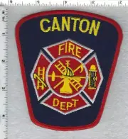 Canton Fire Department (Michigan) Red Border Shoulder Patch